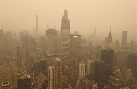 New Yorkers Can Smell Smoke As Big Apple Shrouded In Haze From