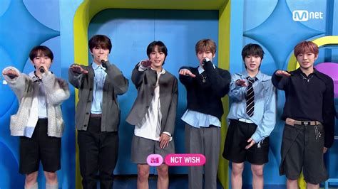 EN JP 데뷔 인터뷰 with NCT WISH 엔시티 위시 엠카운트다운 EP 832 Mnet 240307 방송