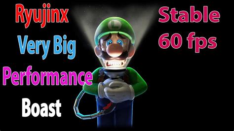 Ryujinx Very Big Performance Boast Luigi S Mansion Now Stable Fps