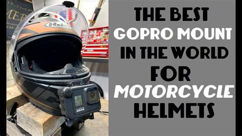 The Best Gopro Mount In The World For Motorcycle Helmets Youtube