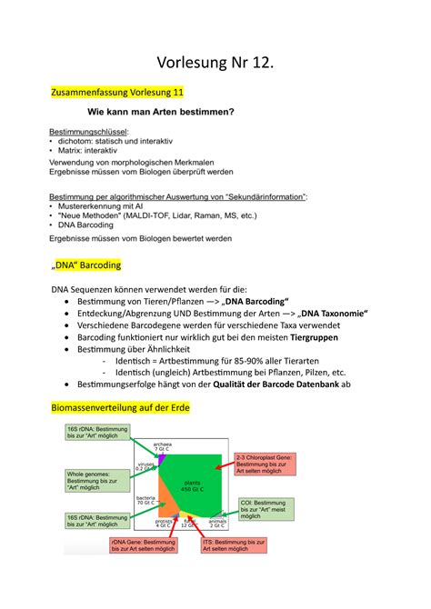 Vorlesung 12 Evolution Und Biosystematik Wintersemester 2023 24