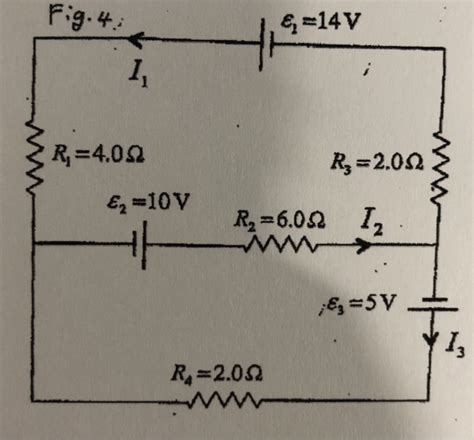 Solved Using Kirchhoffs Loop And Junction Rules Determine