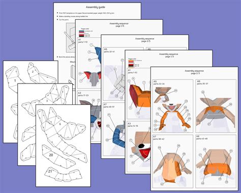 Tom And Jerry DIY Papercraft 3d PDF Template Etsy