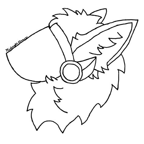 Protogen Headshot Base / Protogen Design 11 Auction Come With Art Closed By Nazaki Cain Fur ...