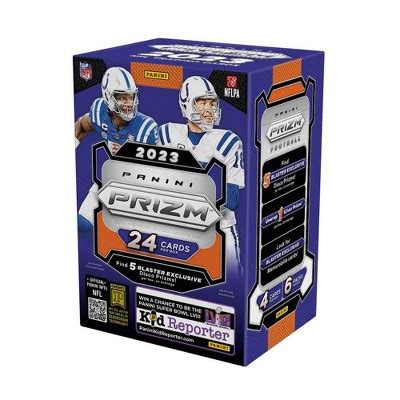 2023 Panini Nfl Prizm Football Trading Card Blaster Box : Target