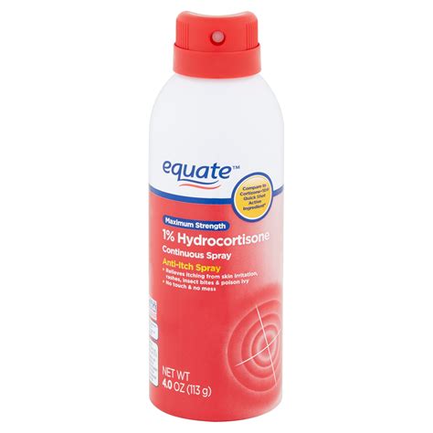 Equate Maximum Strength Anti Itch Continuous Spray Oz Walmart