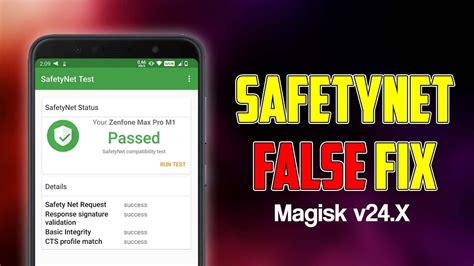 Safetynet Bypass With Magisk V Fix Cts Profile Failed Youtube