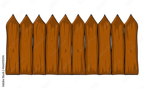 Fence Cartoon Vector Symbol Icon Design Beautiful Illustration