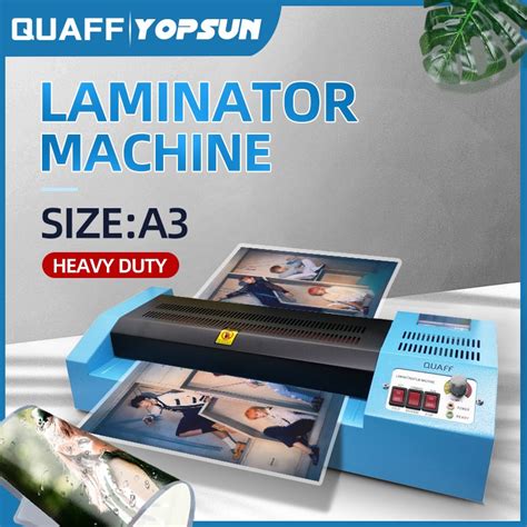 A A Laminator Machine Hot Cold Reverse V Heavy Duty Laminating