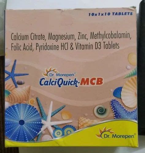 Calciquick Mcb Tablet Prescription Treatment Vitamins Deficiency At