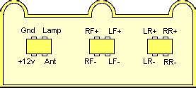 DELCO Car Radio Stereo Audio Wiring Diagram Autoradio connector wire installation schematic ...