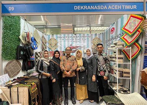 Produk Kerajinan Aceh Timur Diminati Di Pameran Inacraft