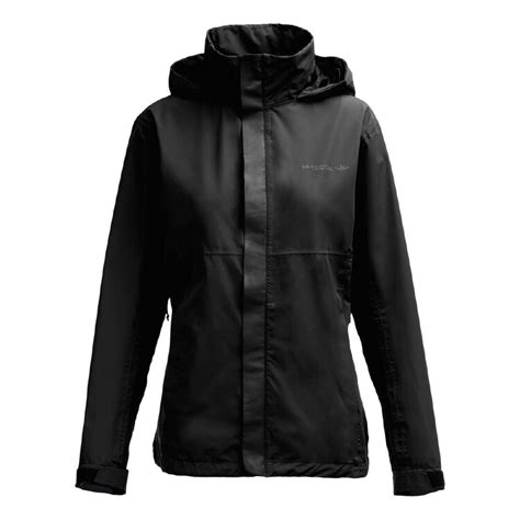 Womens Florence Hooded Rain Jacket Black