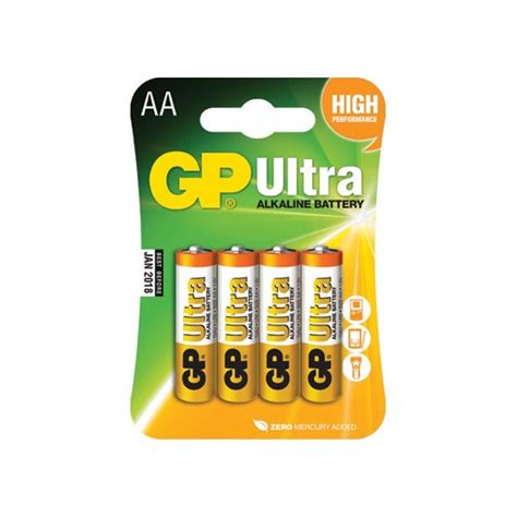 4 סוללות GP ULTRA ALKALIN Batteries and Accessories