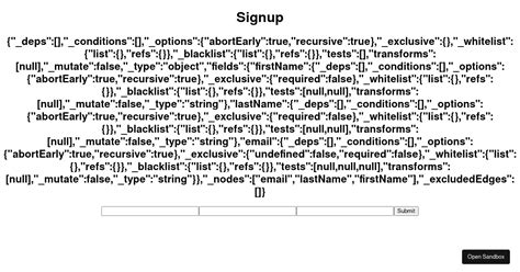 Formik Yup Ast Forked Codesandbox