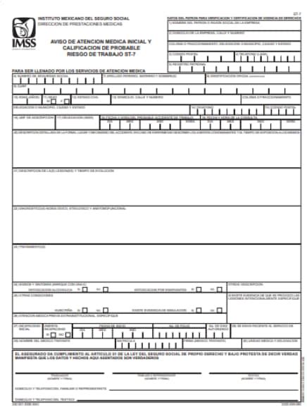 1 Qué es el formato ST 7 del IMSS y para qué sirve