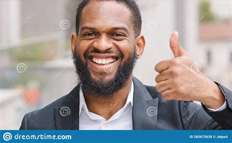 Millennial Bearded Happy Smiling Ethnic African American Male