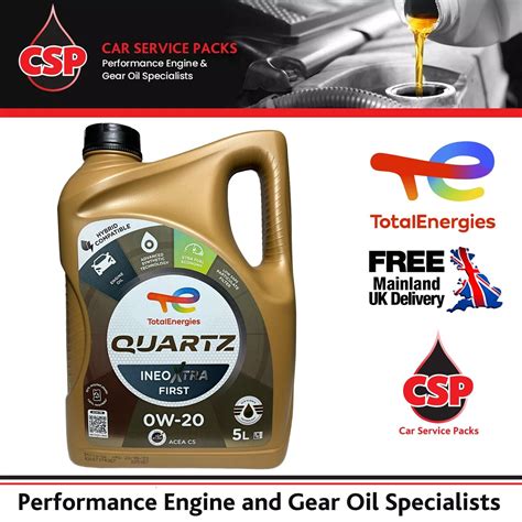 Total Quartz Ineo Xtra First 0W20 PSA 2010 Approved Engine Oil Ineo 0W