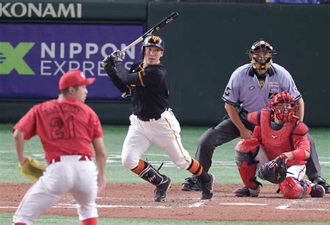 【巨人】7回に代打・梶谷隆幸の適時打で4点目「全集中で、気持ちで打ちました」 スポーツ報知