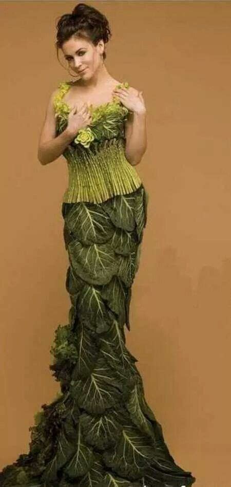 Fantastic Nature Vegetable Dress Fashion Fashion Show