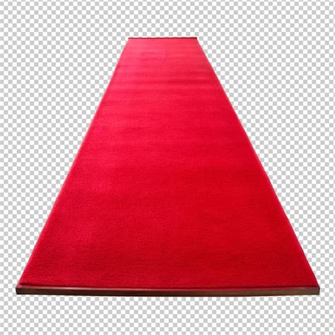 Premium Psd Red Carpet On Transparent Background