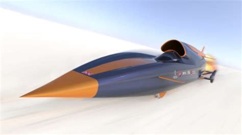 Bloodhound Supersonic Car Shooting For 1000 Mph And New Land Speed