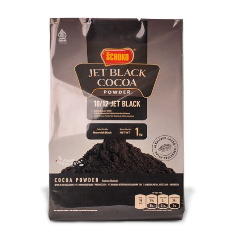 Jual SCHOKO Black Premium Cocoa Powder 1 Kg Low Fat 10 12 Jet