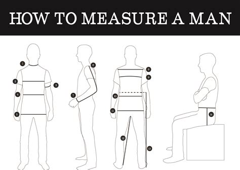 How To Measure A Man Sewing Men Sewing Measurements Sewing