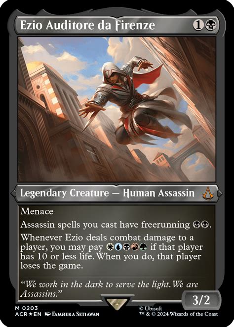 A First Look At Magic The Gathering Assassin S Creed