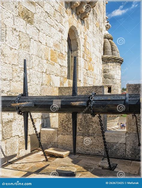 Inside The Belem Tower An Ancient Fortress In Lisbon Portugal Stock