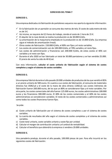 Ejercicios Adicionales TEMA 7 IGE 21 22 EJERCICIOS DEL TEMA 7