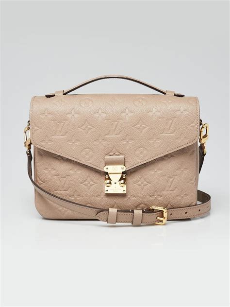 Louis Vuitton Turtle Dove Monogram Empreinte Leather Pochette Metis Bag Yoogi S Closet