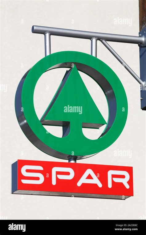 Villard De Lans France September 12 2019 Spar Logo On A Wall Spar