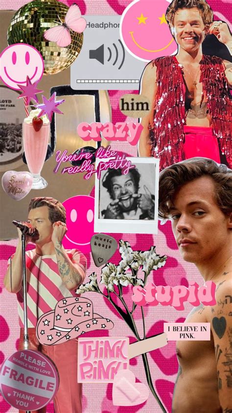 Harry Styles Pink Wallpaper In 2022 I Believe In Pink Pink Pink