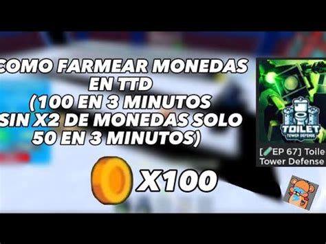 Como Farmear Monedas En Ttd Toilet Tower Defense En Minutos