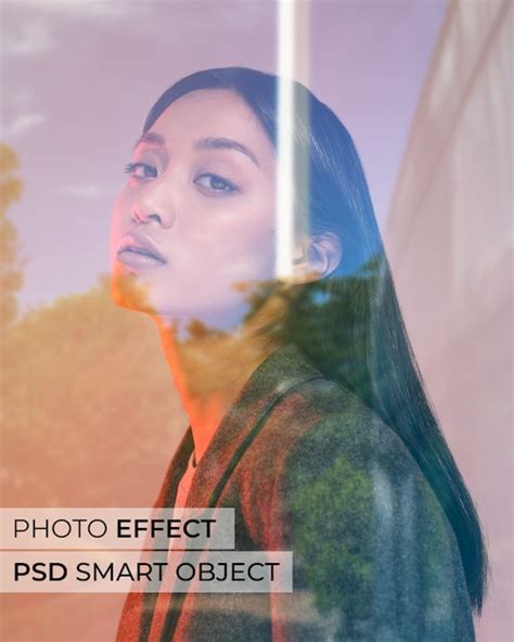 Efecto De Foto De Reflejo De Vidrio Archivo Psd Gratis