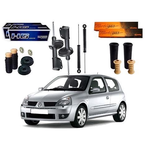 Kit Amortecedor Dianteiro Traseiro Nakata Renault Clio 1 6 2003 A 2011