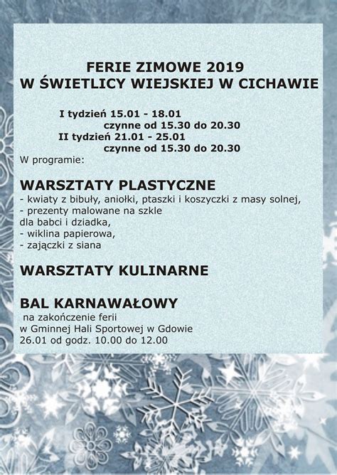 Świetlica w Cichawie Centrum Kultury w Gdowie