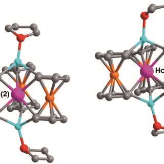 Molecular Structure Of 2 THF A And The Two Crystallographically