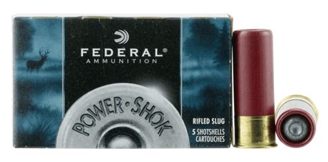 Federal F Rs Power Shok Shotshell Gauge Oz Rifled Slug