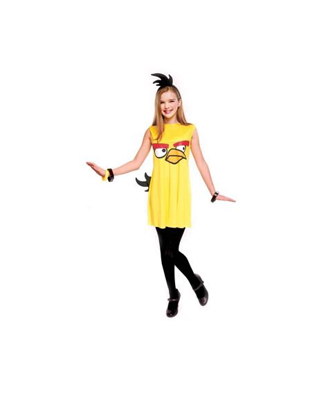 Angry Birds Yellow Bird Girl Costume - Kids Costumes