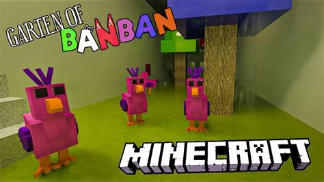 [new Map] Garten Of Banban In Minecraft Map Youtube