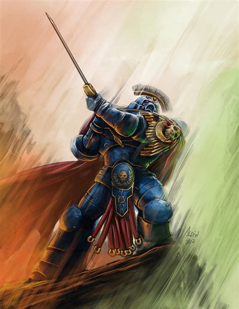 Ultramarines 2nd Company Captain Cato Sicarius by Aldin on DeviantArt