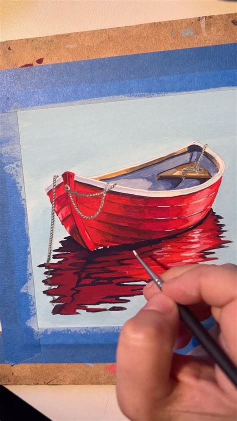 Does Anyone Else Love A Little Red Rowboat Is It Just Me