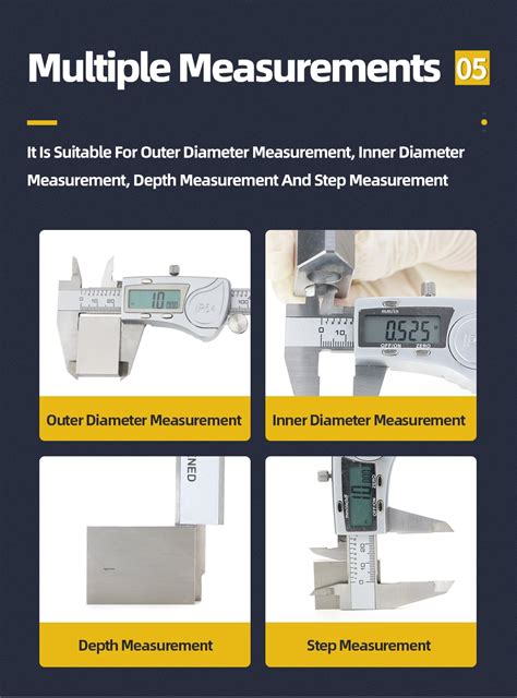 TRACAGE METROLOGIE IP54 Caliper Pied à coulisse électronique en acier