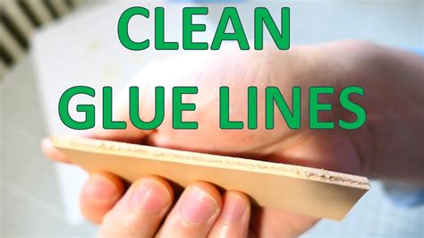 How To Clean Glue Lines Youtube