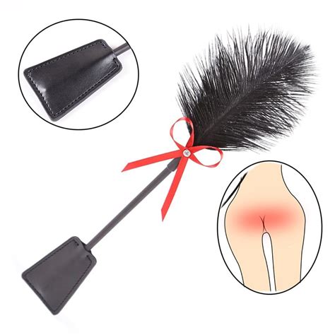 Bdsm Feather Tickled Whip Bondage Erotic Punish Fetish Leather Spanking