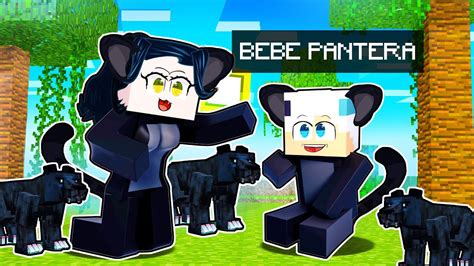 Virei Um Beb Pantera Negra No Minecraft Youtube