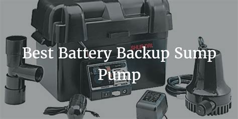 Best Battery Backup Sump Pump - Smart Picked