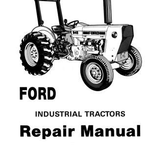 Ford 555A 555B And 655A Backhoe Loader Service Manual Backhoe Loader